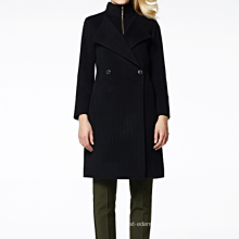 17PKCSC005 women double layer 100% cashmere wool coat